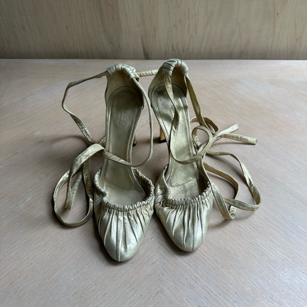 Gucci Gold Women's Heels